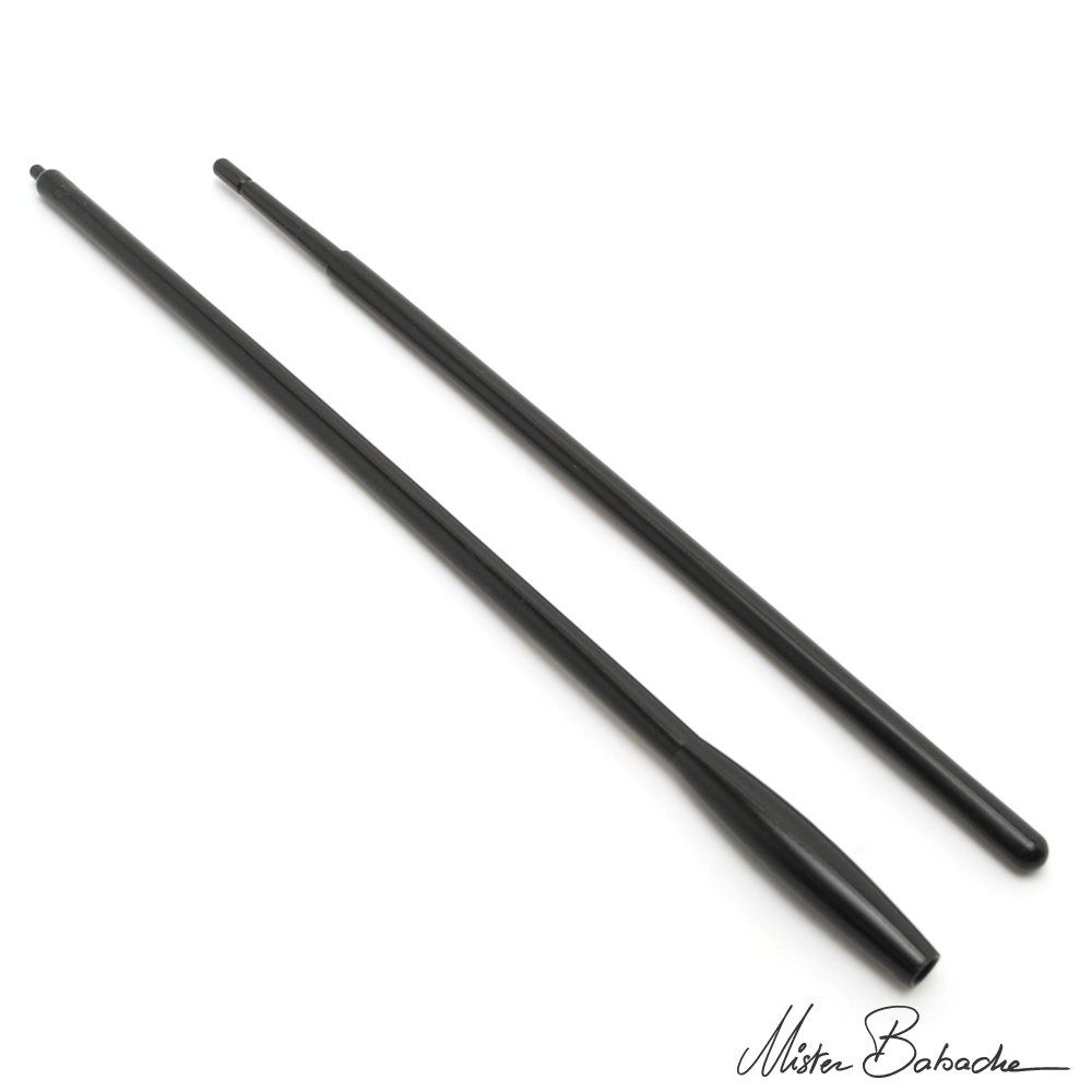Stick for spinning plate - 2 plastic parts - black