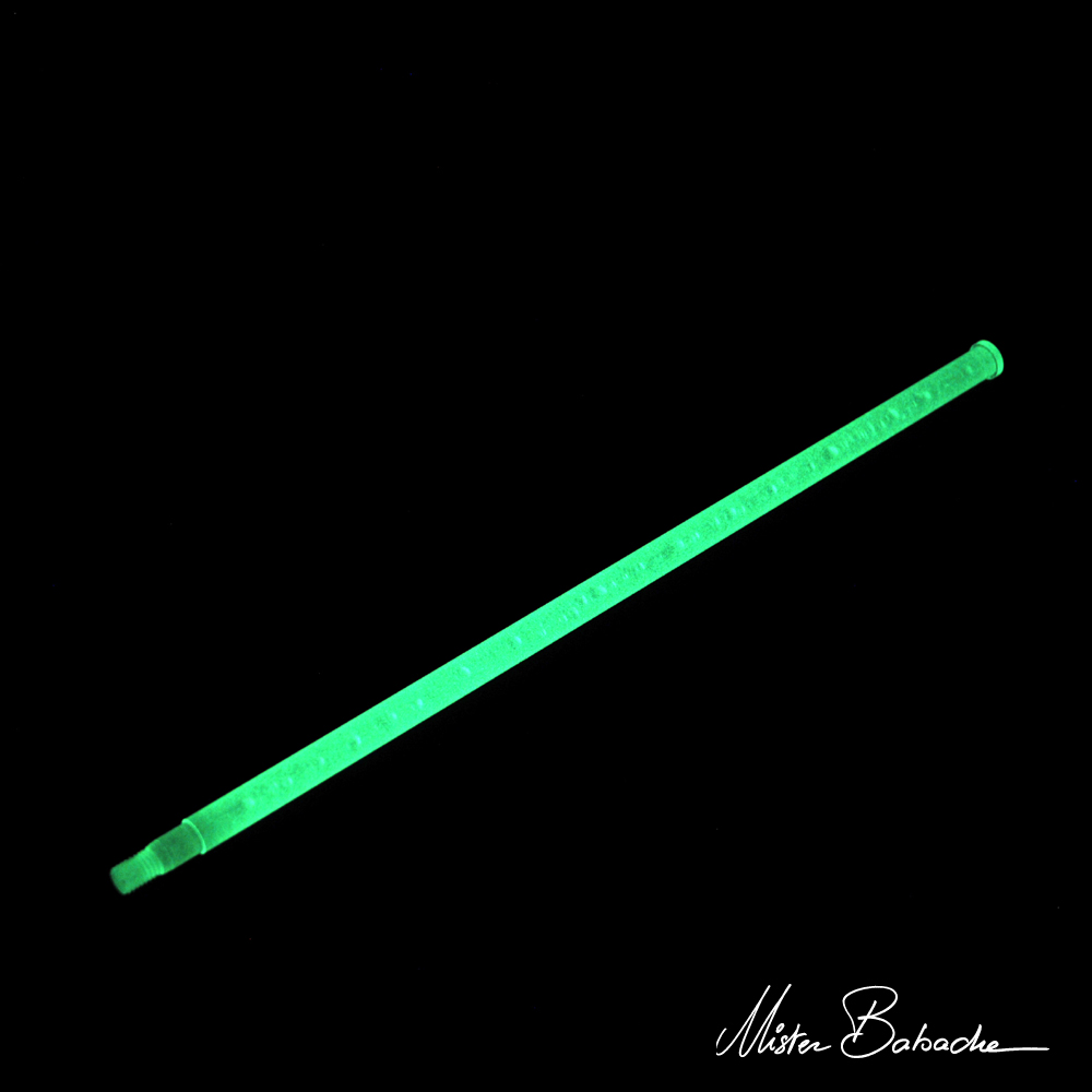 Baguette diabolo ENERGY phosphorescent nue (1 pièce, sans ficelle, ni embout)