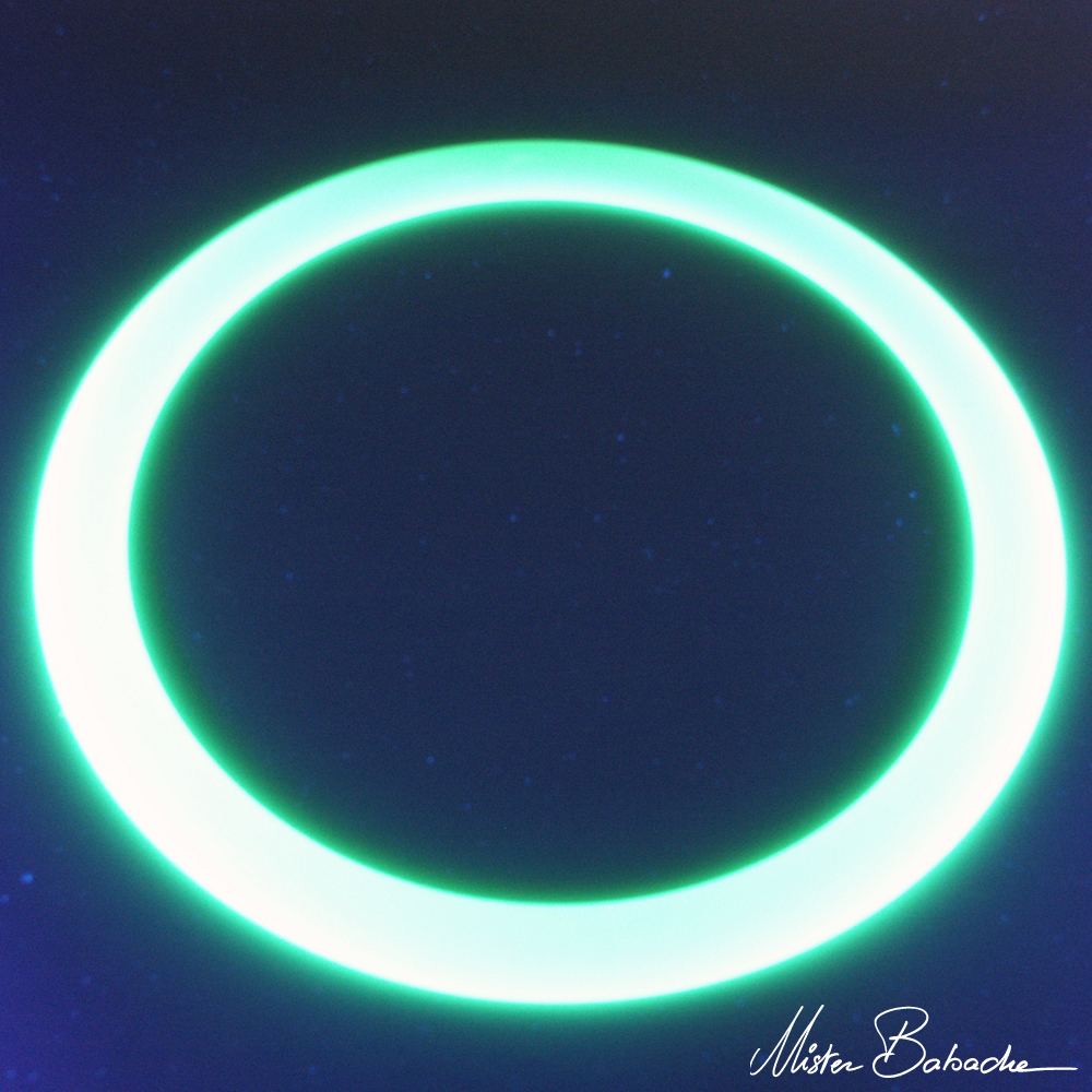 Anneau - 40 cm - Phosphorescent 